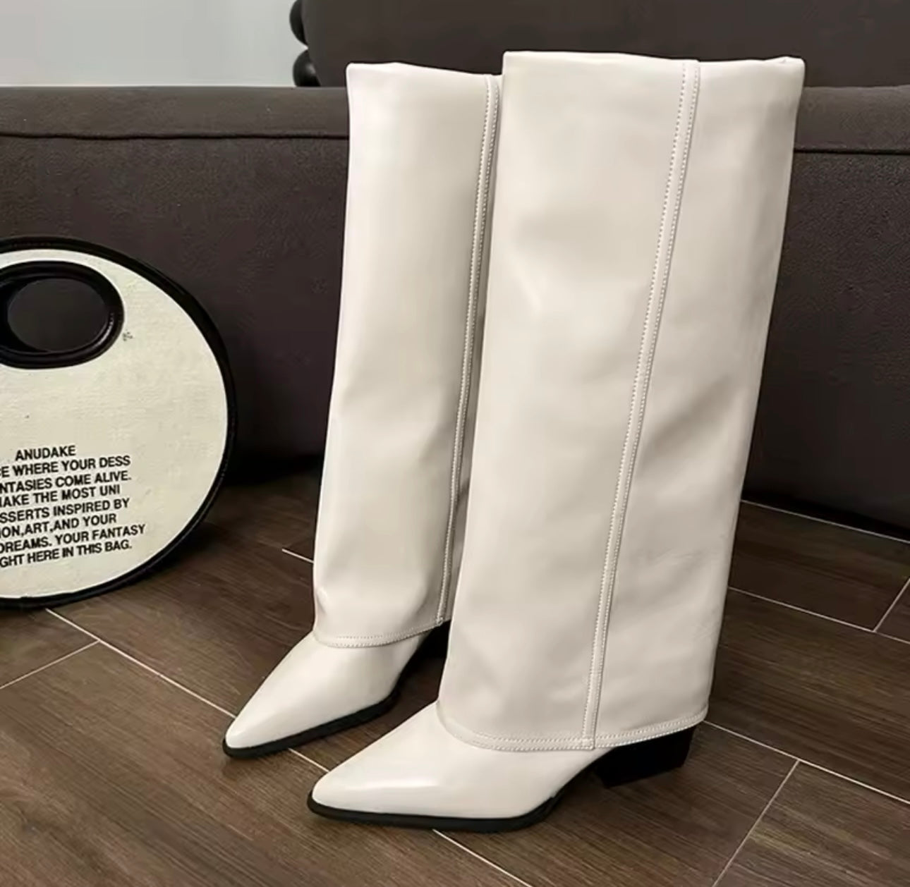Chunk Leder Stiefel