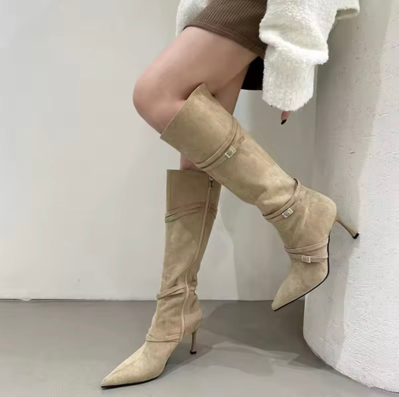 Hohe Vintage Stiefel