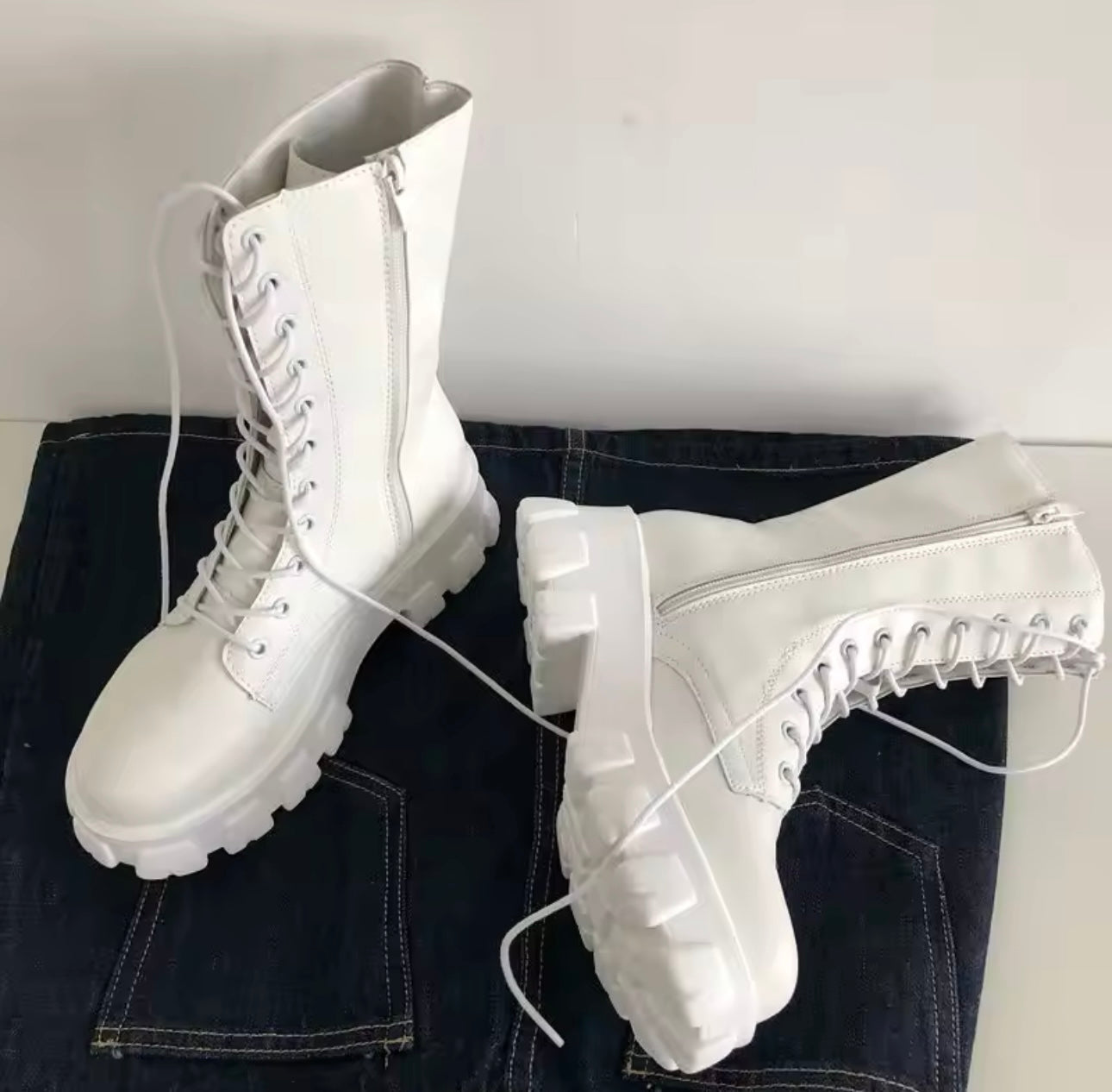 Stiefel mit Plateau