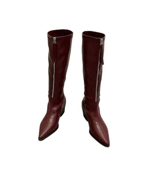 Stiefel mit Reißverschluss