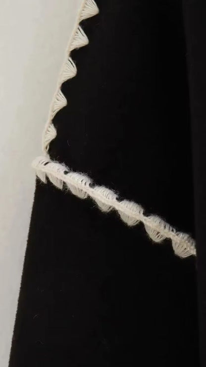 Chic Contrast Cardigan