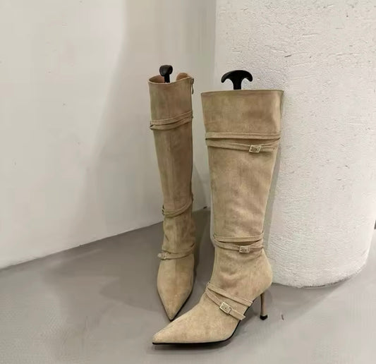 Hohe Vintage Stiefel