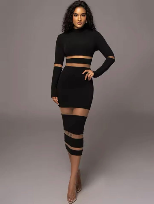 Kleid mit Cut-Outs
