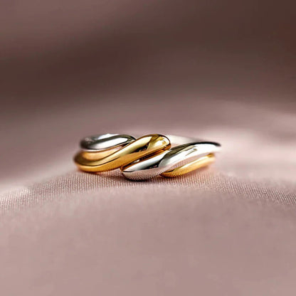Two-Tone Twist Ring